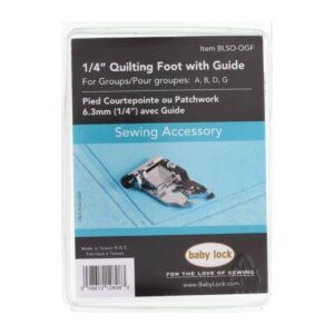 Baby Lock 1/4" Quilting Foot BLSO-QGF package