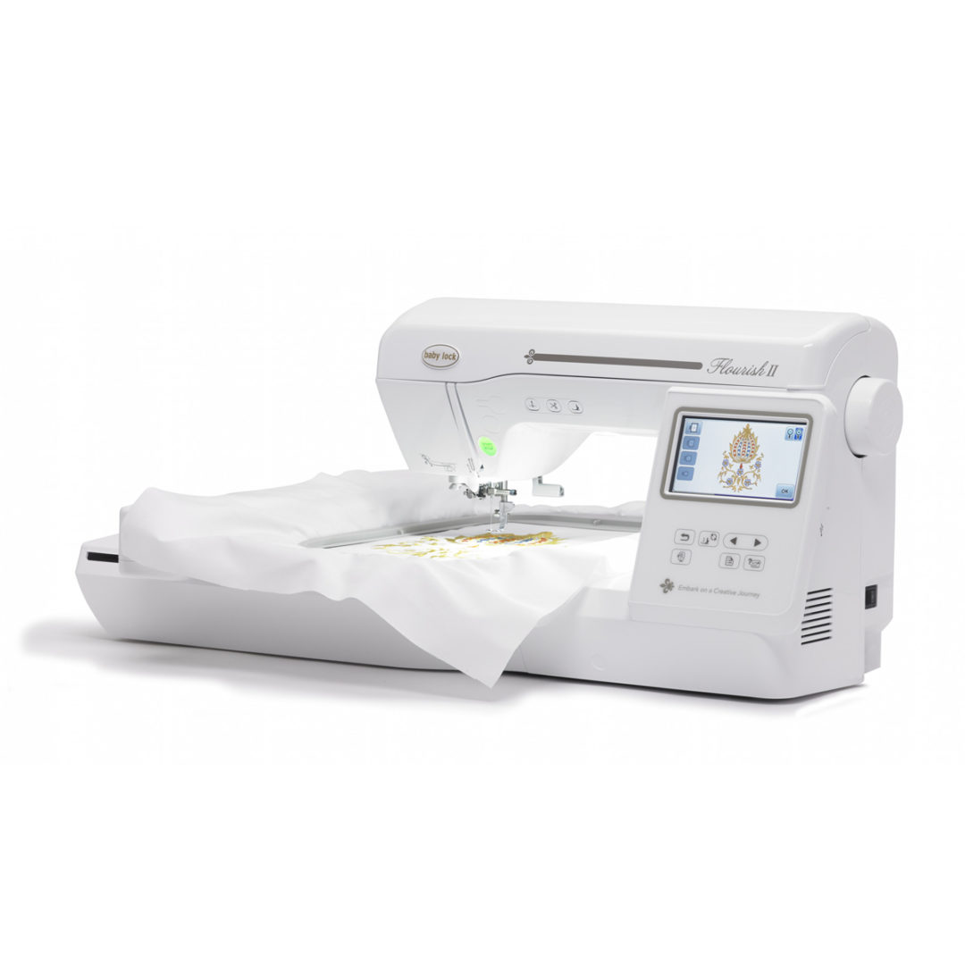 Baby Lock Flourish 2 is available now at all Moore's Sewing locations