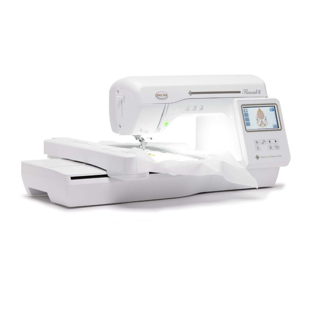 Baby Lock Flourish 2 is available now at all Moore's Sewing locations