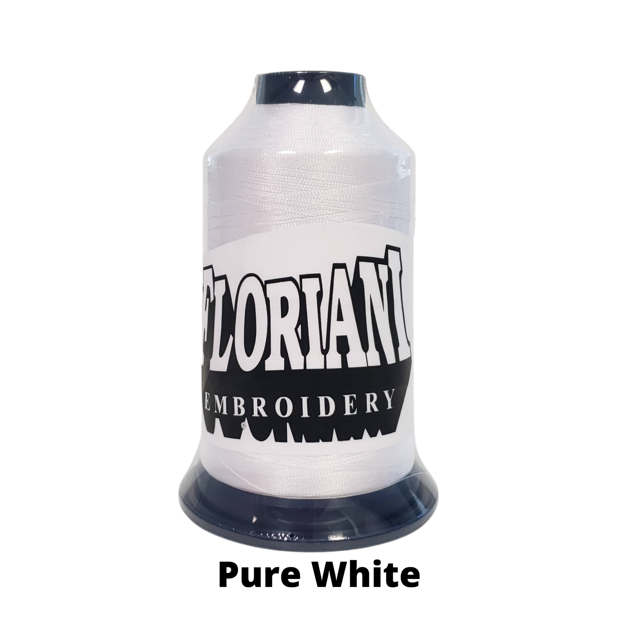 Floriani Pure White embroidery thread (LGPF0800) Moore's Sewing