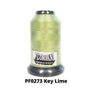 Floriani Polyester Embroidery Thread PF0273 Key Lime