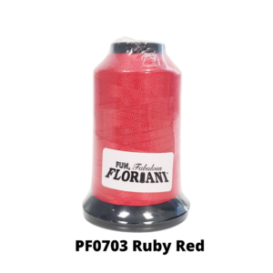 Floriani Polyester Embroidery Thread PF0703 Ruby Red