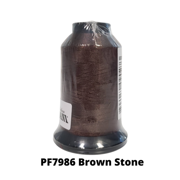 Floriani Polyester Embroidery Thread PF7986 Brown Stone