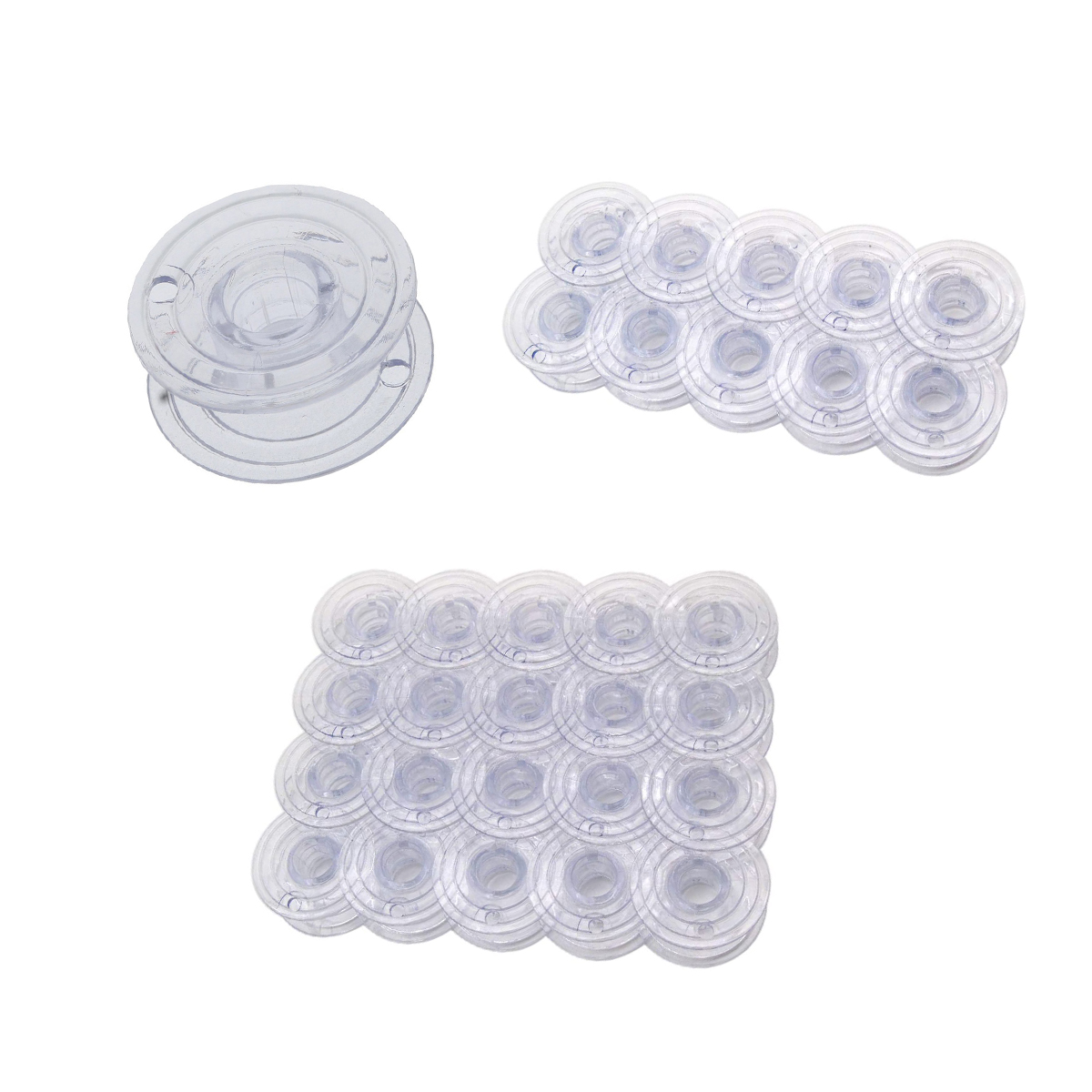 Class 15 Plastic Bobbins - Single, & 10 Pack Options Available