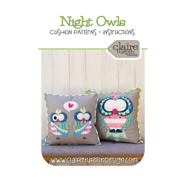 Claire Turpin Night Owls Cushion Patterns main product image