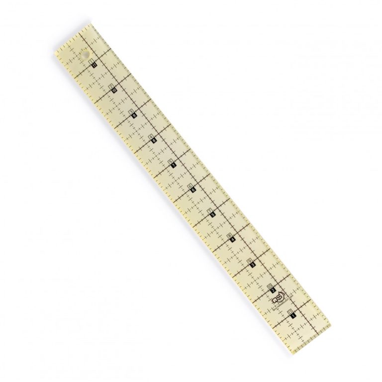 Quilters Select 1.5" x 12" Ruler for rotary cutting Moore's Sewing