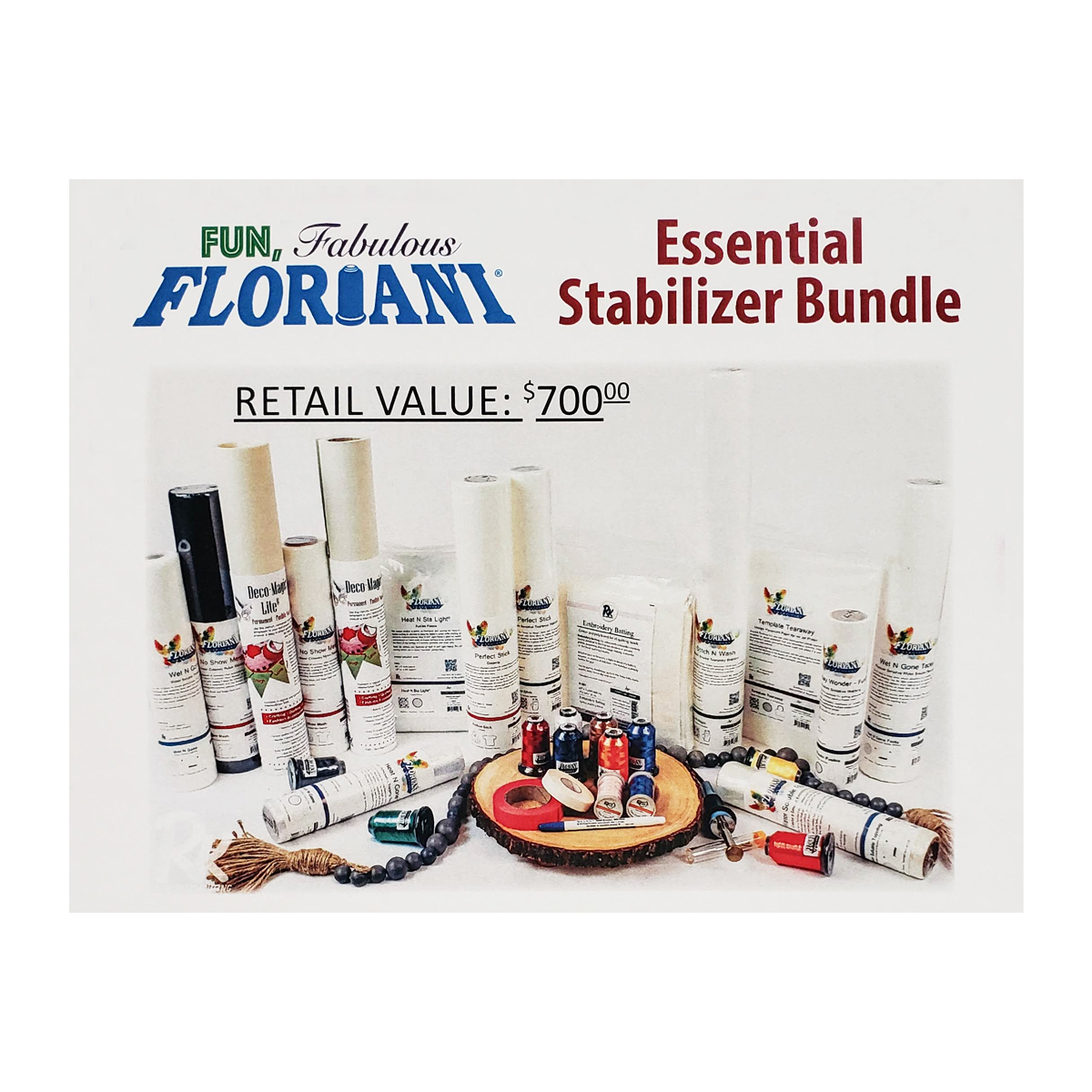 Floriani Tearaway Medium Embroidery Stabilizer - Moore's Sewing
