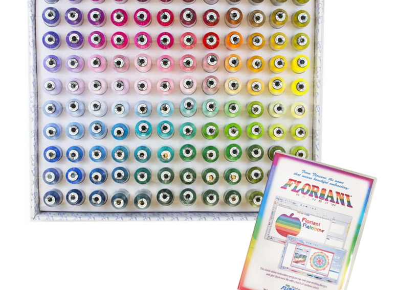 Floriani Spectrum thread set with Rainbow Software main product image