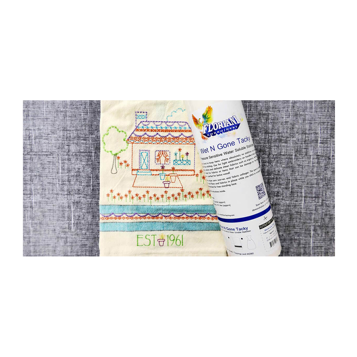 Floriani Heat N Sta Embroidery Stabilizer - Moore's Sewing