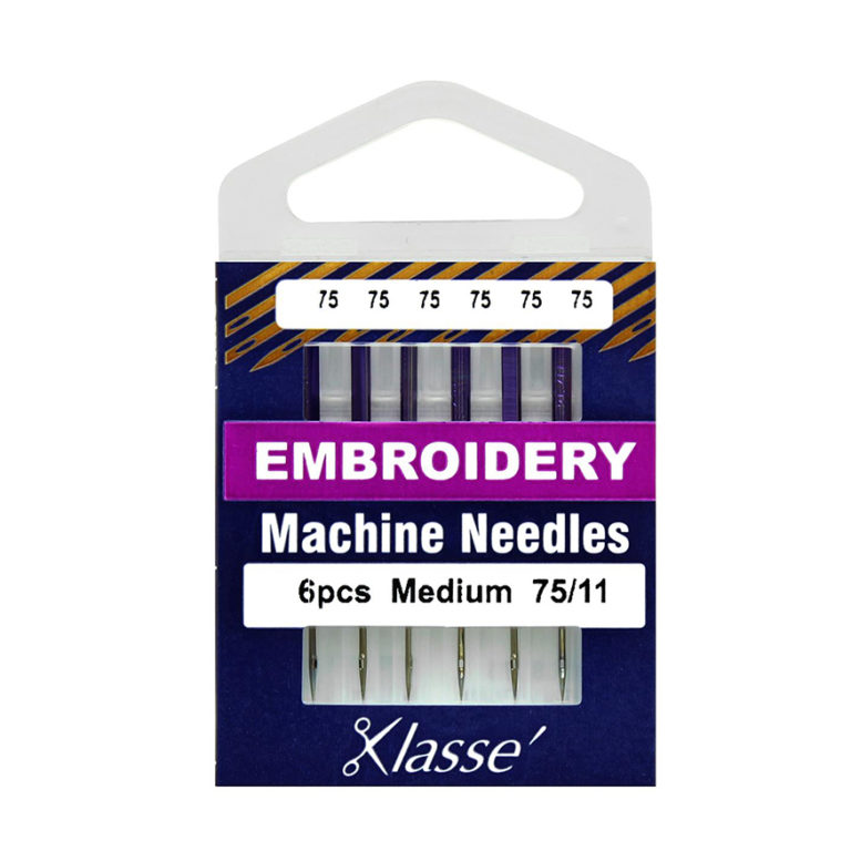 Klasse Machine Embroidery Needles 6/pack Multiple Sizes Moore's