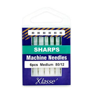 Klasse Sharps Needles size 80/12 - 6 pack - main product image