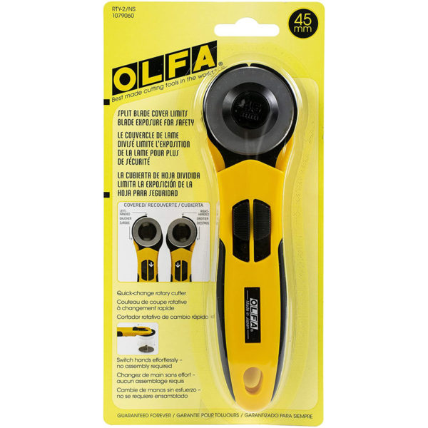 Olfa Quick-Change Rotary Cutter 45mm front of package