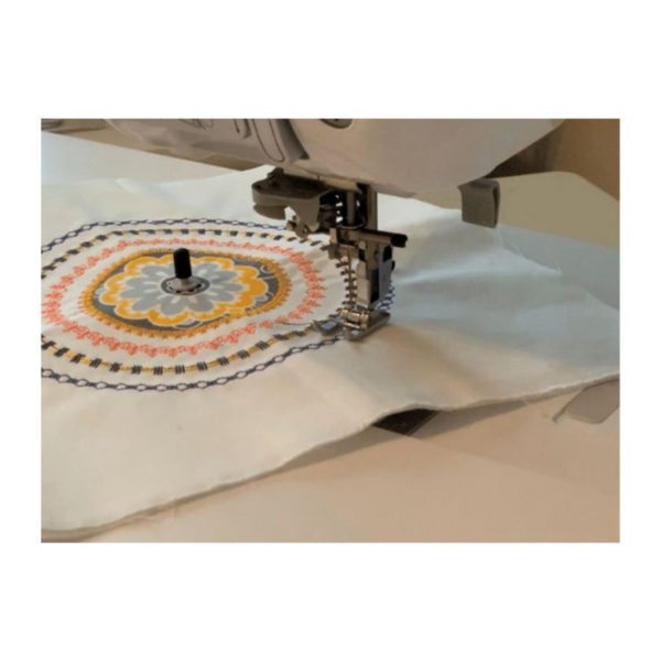 Pfaff Circular Attachment stitching in a circle