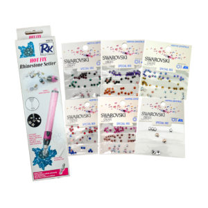 RNK Hot Fix Rhinestone Setter with 6 packs of Swarovski Crystals main product image