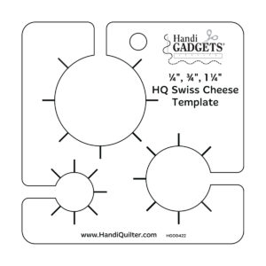 HandiQuilter Swiss Cheese Template main product image