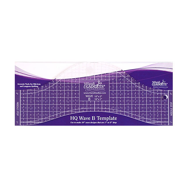 HandiQuilter Wave B 10-inch Ruler main product image