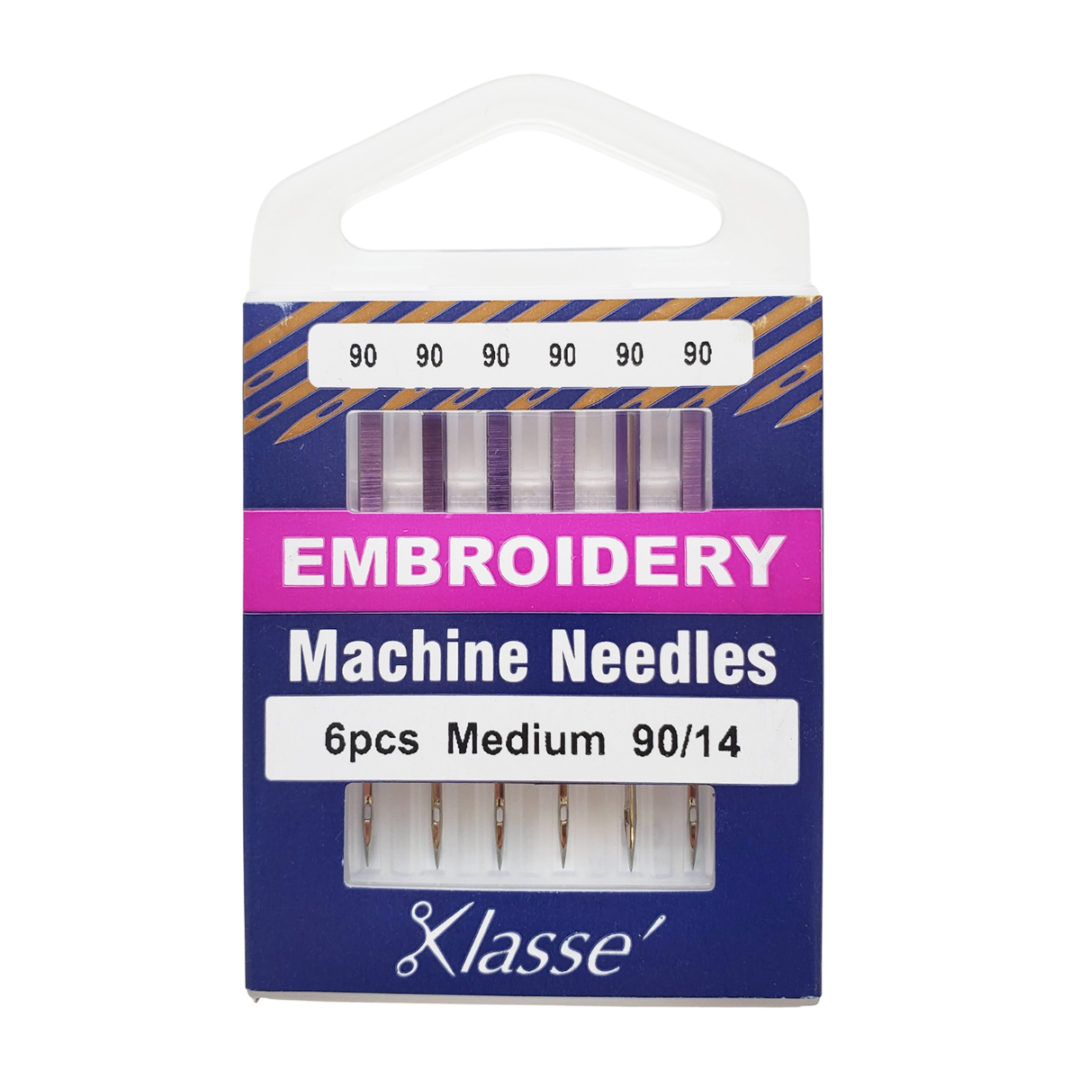 Klasse Machine Embroidery Needles 6/pack Multiple Sizes Moore's