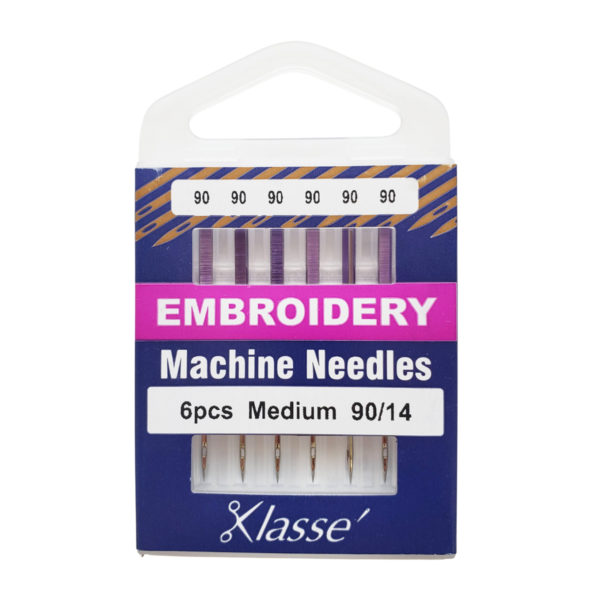 Klasse Embroidery Needles size 90/14 6-pieces