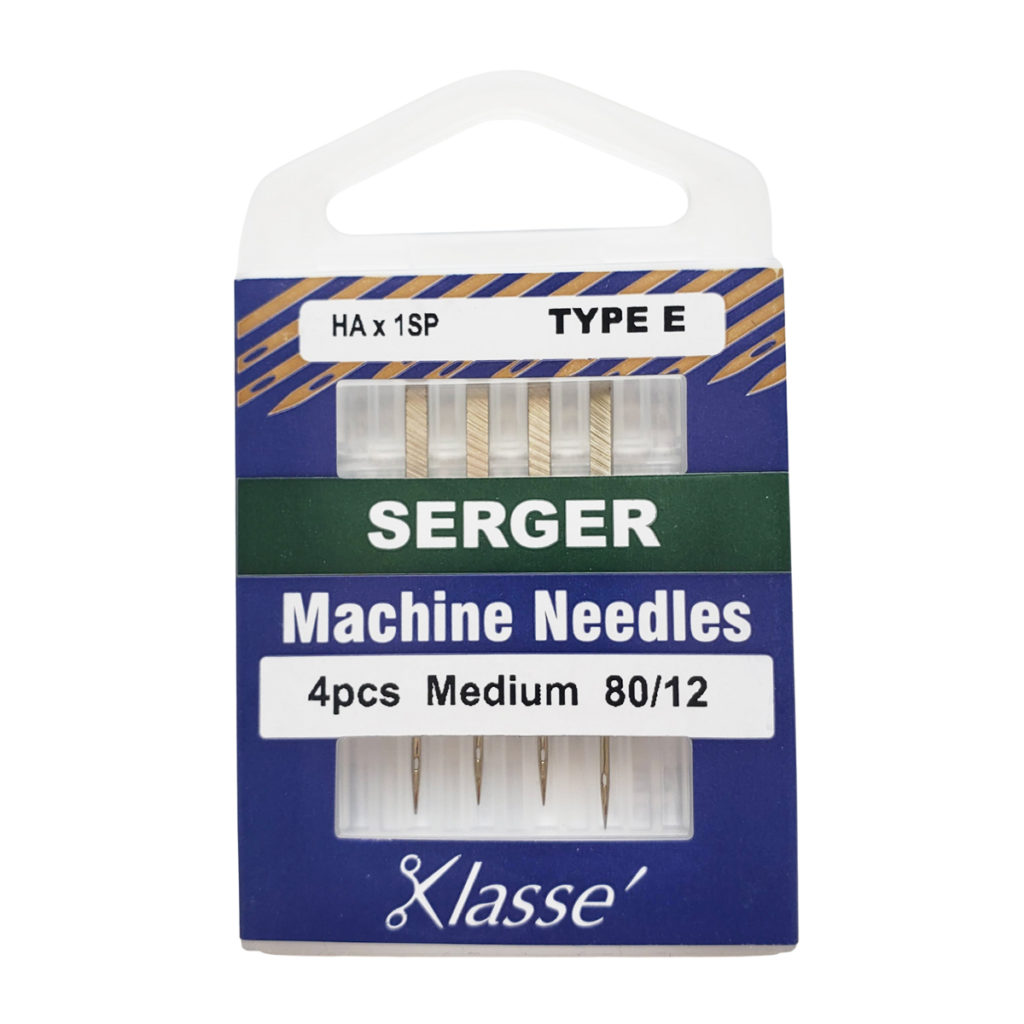 Klassé Serger Needles Type E size 80/12 Moore's Sewing