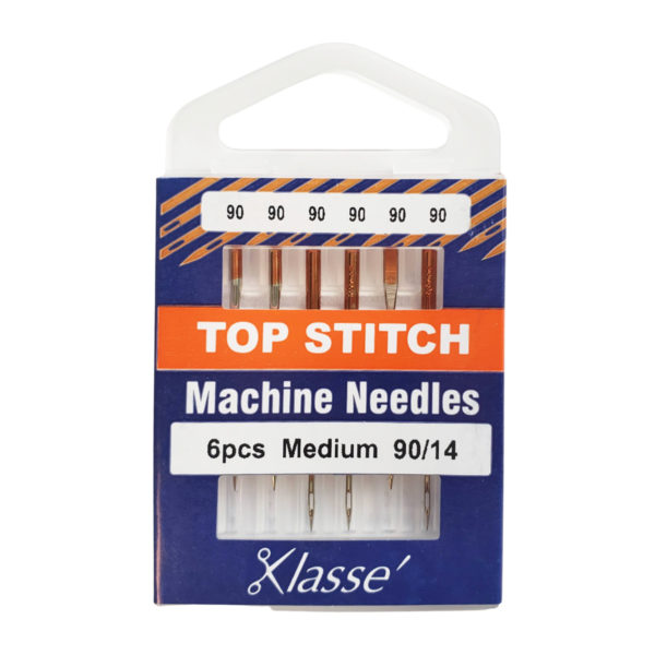 Klass Topstitch Needles Size 90/14 - 6 pieces