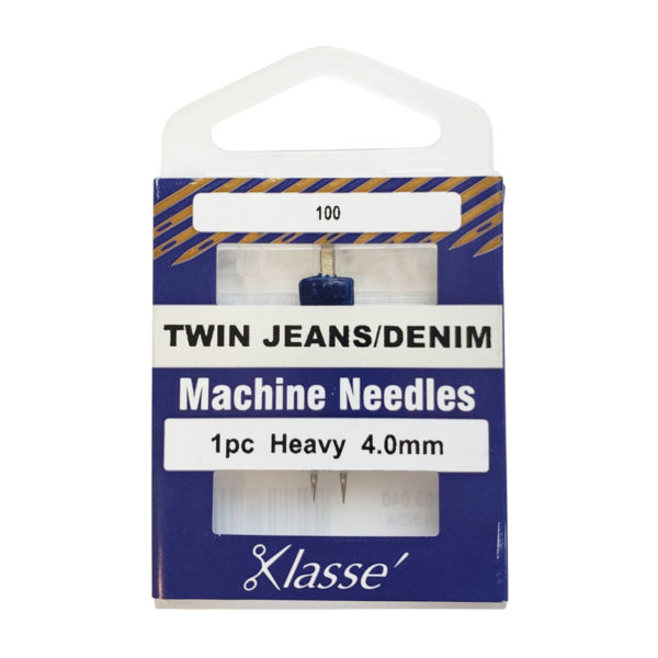 Klasse Twin Denim Needles 4.0mm size 100