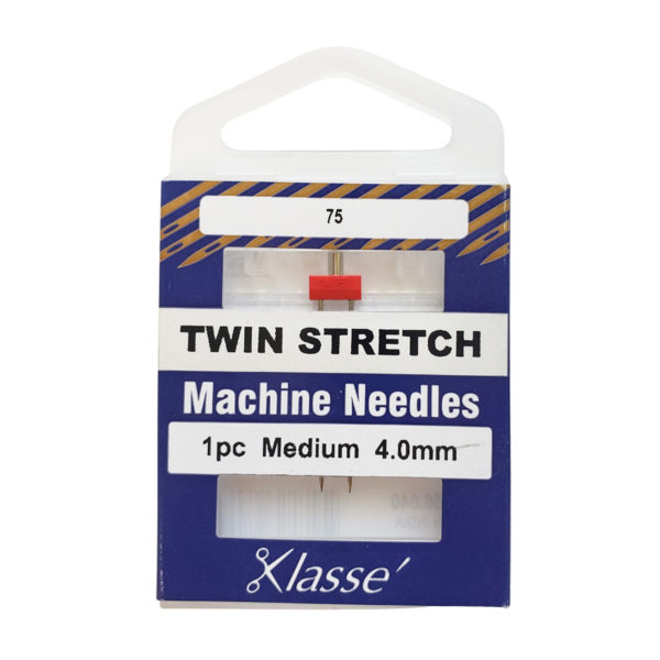 Klasse Twin Stretch Needles 4.0mm size 75