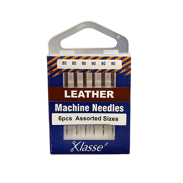 Klasse Leather Needles- Multiple Sizes - 6 Pack - Moore's Sewing