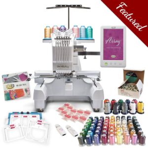 Baby Lock Array 6-neeedle embroidery machine with featured bundle