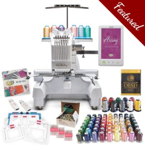 Baby Lock Array 6-neeedle embroidery machine with featured bundle