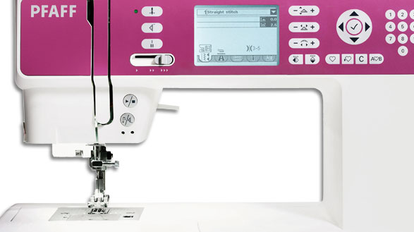 Pfaff Ambition 1.0 provides lot of sewing space