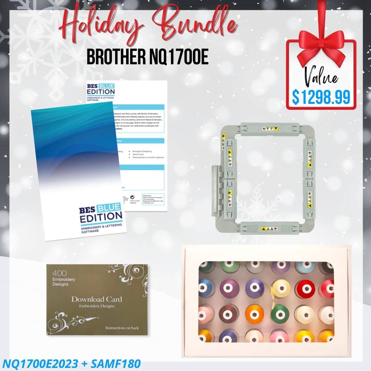 Brother NQ1700E Bundle for Black Friday Holiday sale