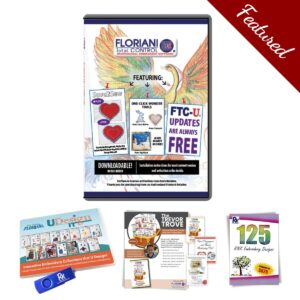 Floriani FTC-U Embroidery Software main product image with featured bundle