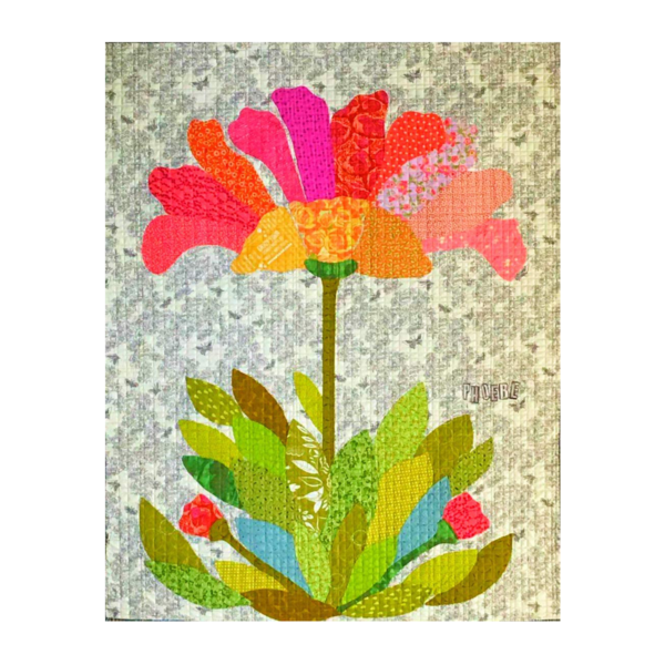 Laura Heine Phoebe Applique Flower Quilt Pattern main product image