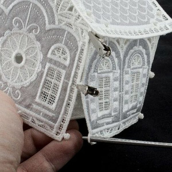 OESD Button Clips holding project together