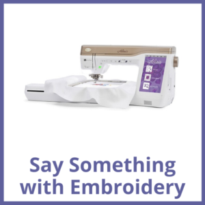 Say Something With Embroidery