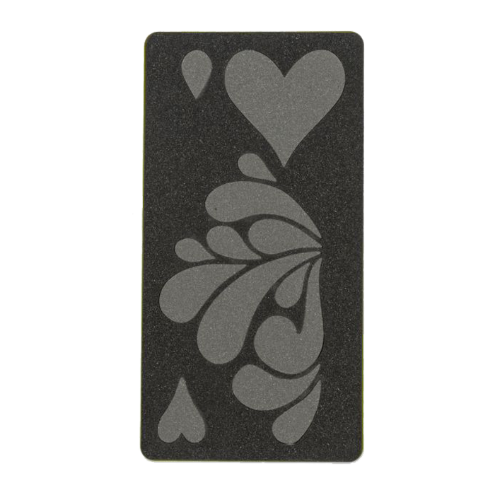 AccuQuilt GO! Heather Feather #2 by Sarah Vedeler Two Tone Foam Die