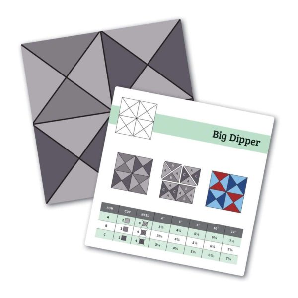 Quilt Builder Card with instructions