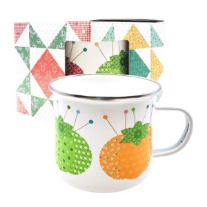 Stitch Enamel Camp Style Mug by Lori Holt of Bee in My Bonnet main product image