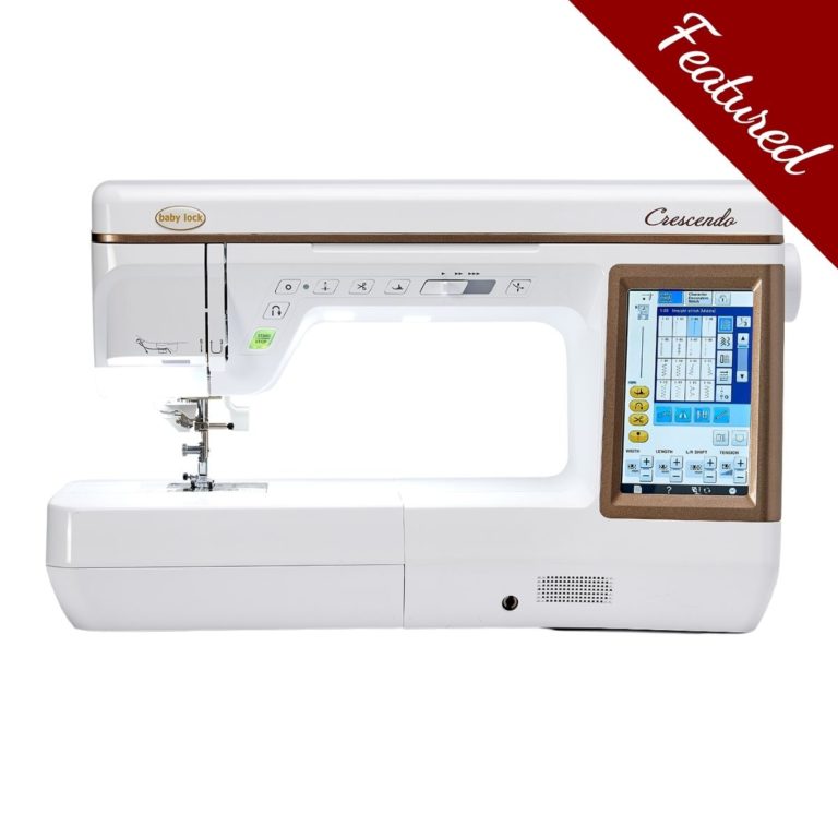 Baby Lock Crescendo is available at all Moore's Sewing locations