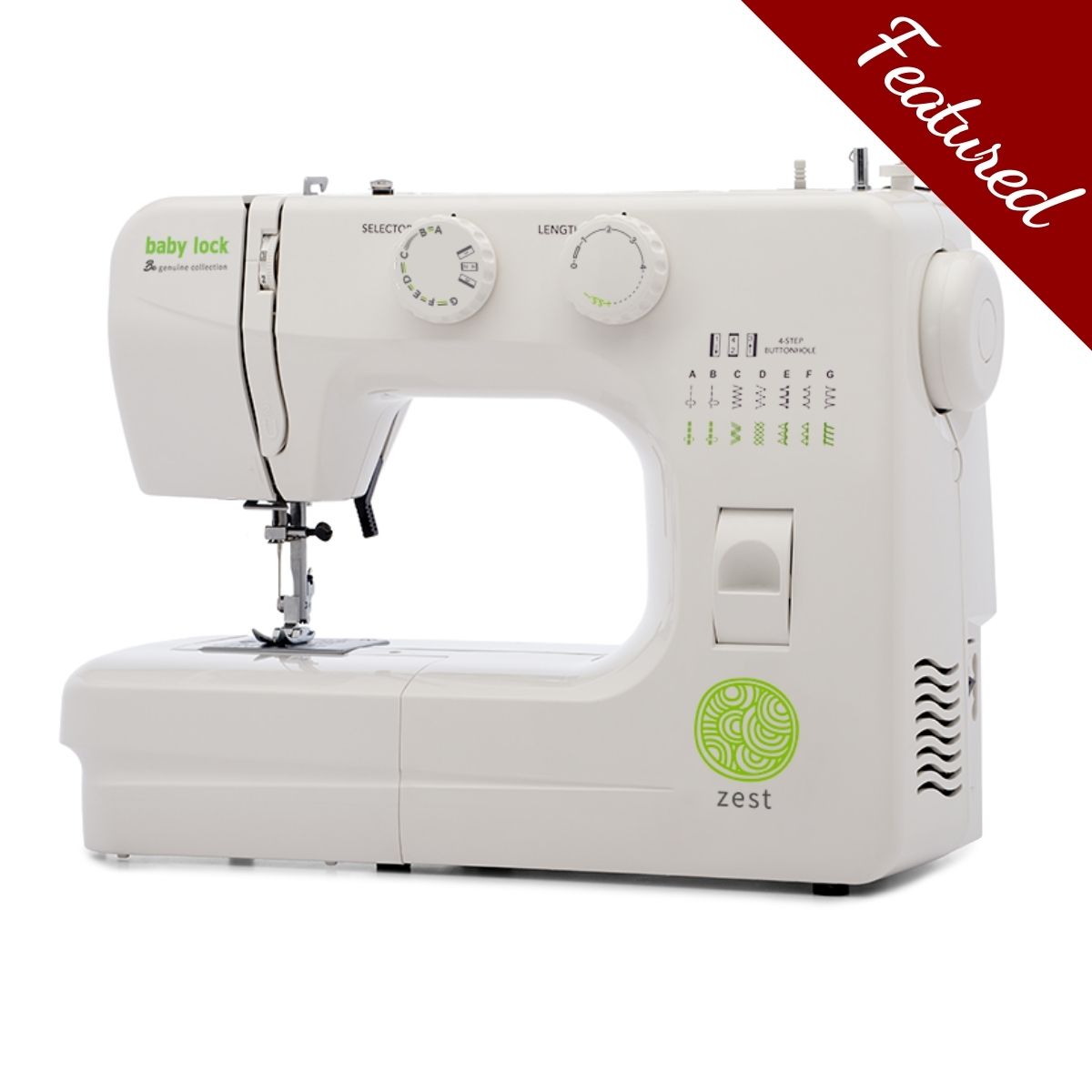 Baby Lock Zest featured for warehouse sale