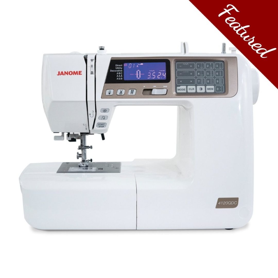 Janome 4120QDCT available at all Moore's Sewing locations