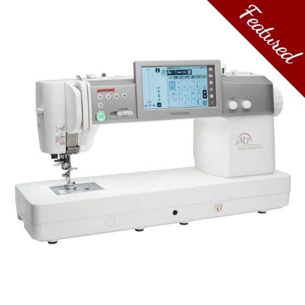 Janome Continental M7 featured for warehouse sale