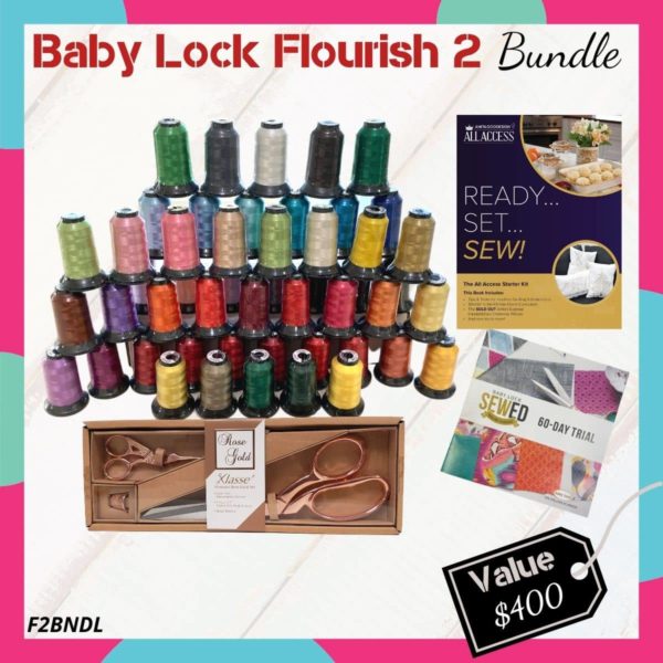 Madeira Polyneon Bundle as part of the Baby Lock Flourish II