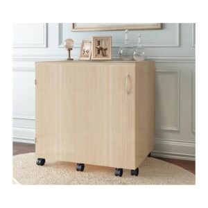 SewFine Quilter's Petite cabinet in bleached oak finish