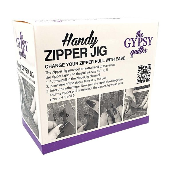 Handy Zipper Jig, Add Zipper Pulls With Ease, by the Gypsy Quilter