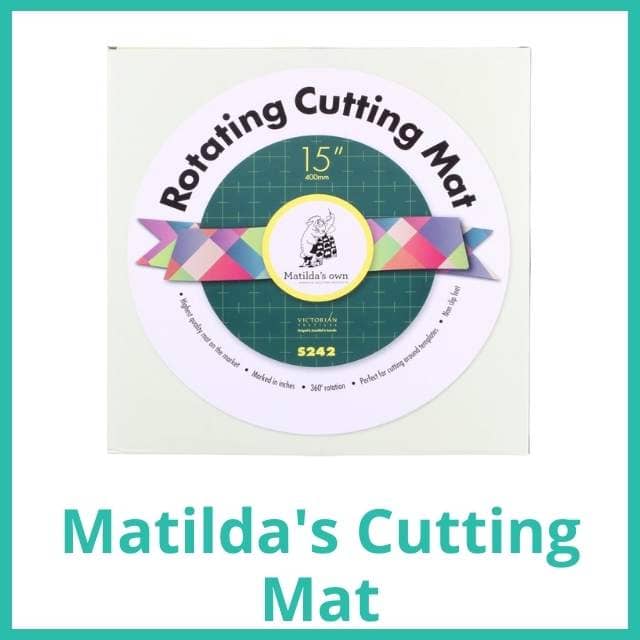 Moore Sewing with Michele category card for vlog on Matilda's Rotating Cutting Mat