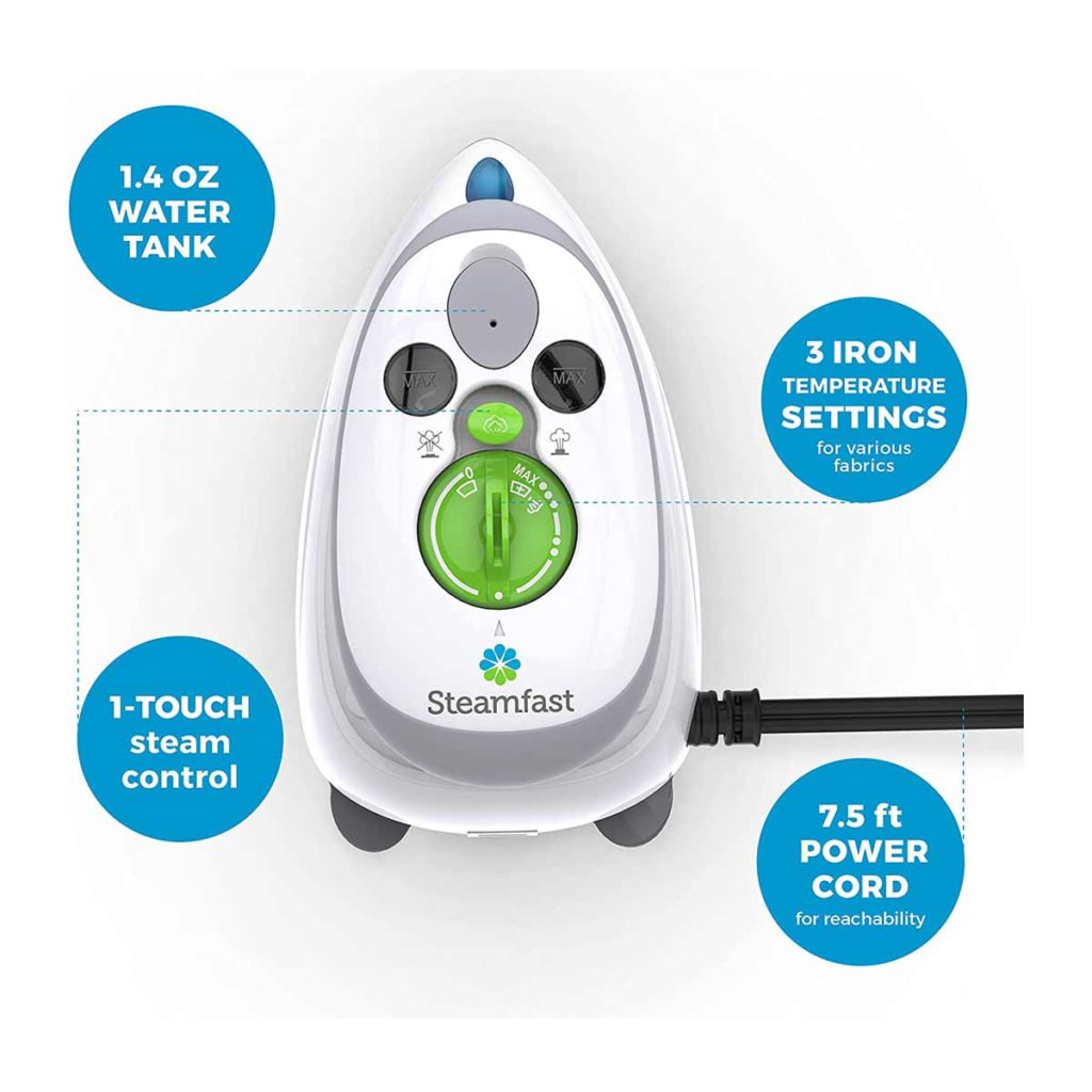 Steamfast SF717 Mini Steam Iron Moore's Sewing