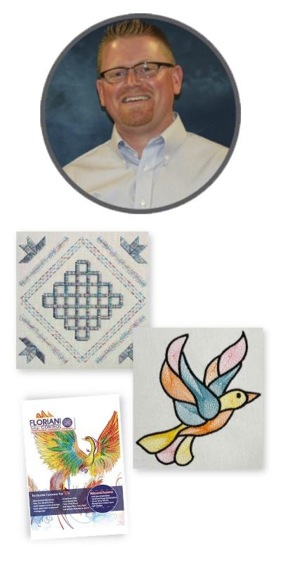 bio pic of DJ Anderson, software developer for Floriani