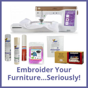Embroider Your Furniture...Seriously!