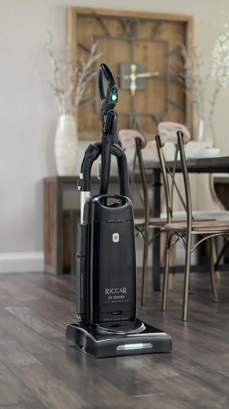 Riccar R25 Deluxe upright vacuum cleaner lifestyle image